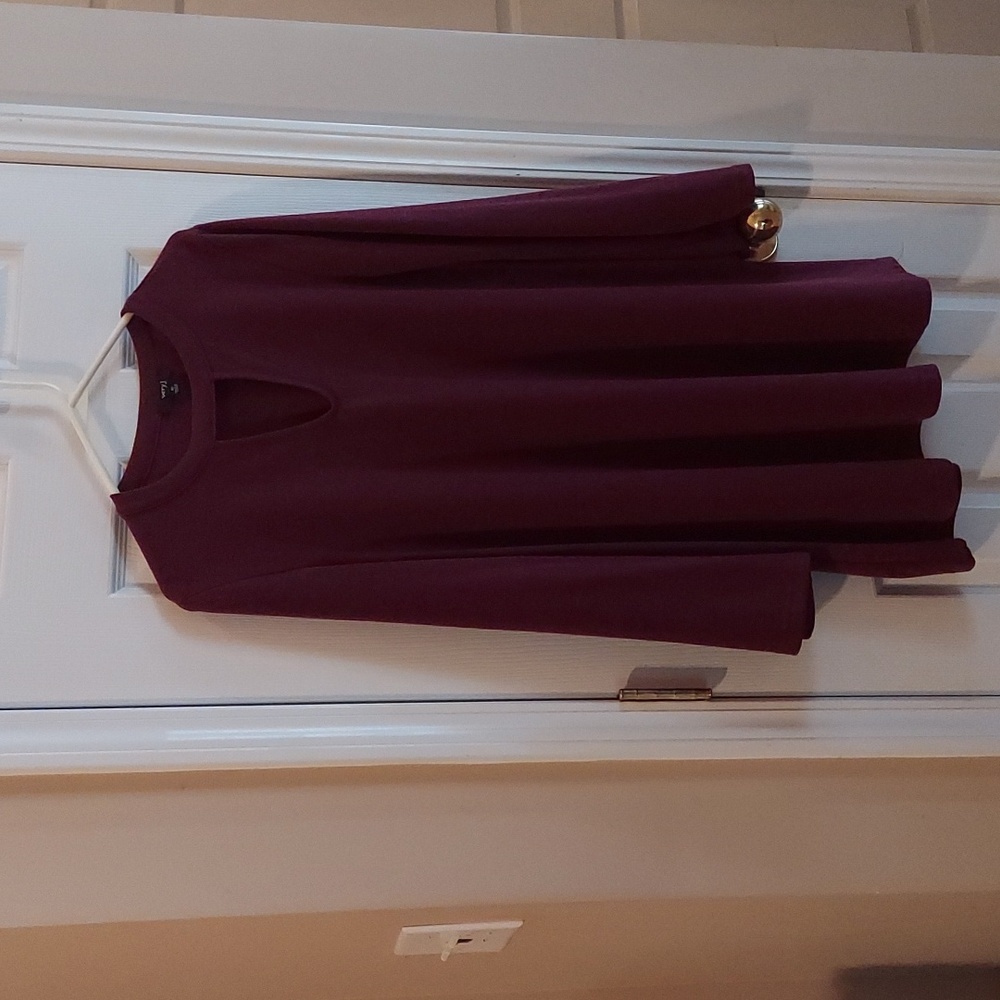 Very J Swing Sweater Dress - Cranberry Size Medium EUC Like New! Worn Once!